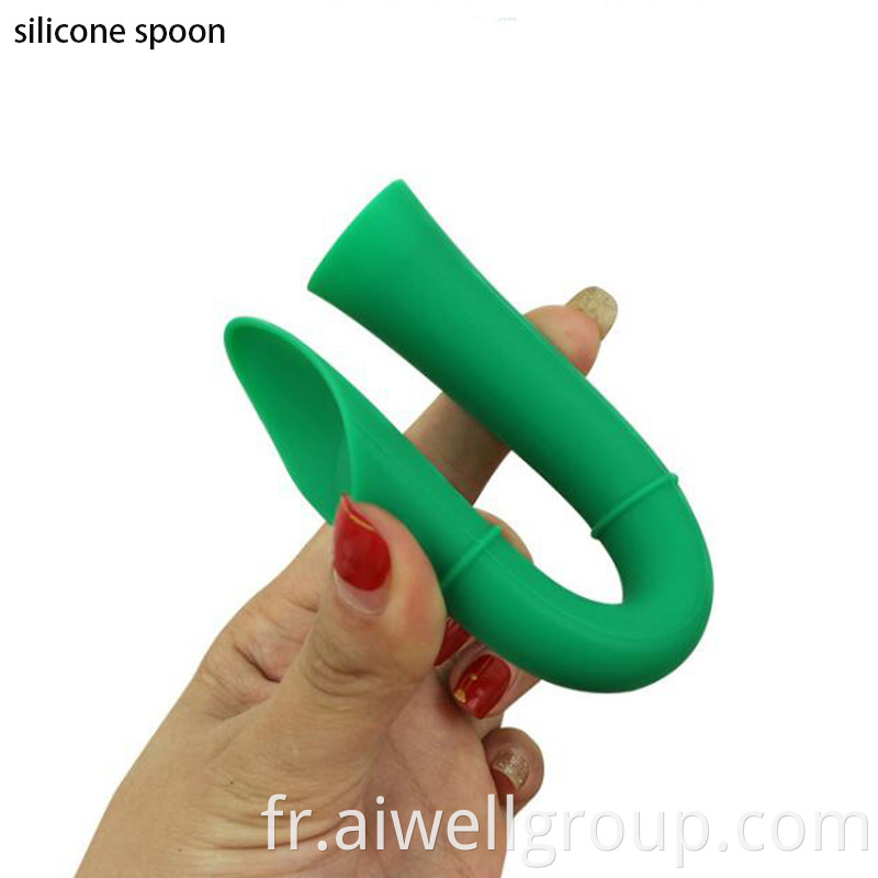 Baby Food Grade Silicone Feeding Spoon